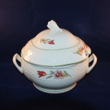 Tulipe Serving Dish/Bowl with Lid and Handle 10 x 19,5 cm as good as new