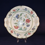 Indian Summer Round Cake Plate with Handle 28 cm as good as new