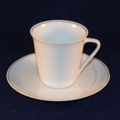 Maxims de Paris Grey Lines Coffee Cup with Saucer as good as new