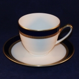 Olivia 63 Kobalt Golden Border Coffee Cup with Saucer as good as new
