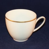 Olvia 63 weiss-gold Kaffeetasse 7 x 8 cm neuwertig