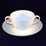 Galleria white Soup Cup/Bowl with Saucer used