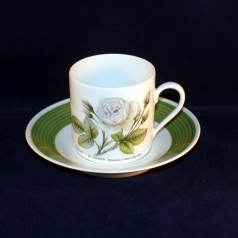 Redoute Rosier Coffee Cup Nr. IX with Saucer very good