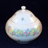 Romanze Colourful Flower Sugar Bowl with Lid as good as new