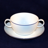 Prima Aqua Soup Cup/Bowl with Saucer as good as new