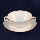 Noblesse white Soup Cup/Bowl with Saucer as good as new