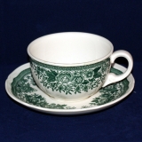 Fasan green Tea Cup with Saucer very good