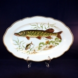 Fish Service Oval Serving Platter 34,5 x 23 cm used