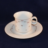 Scala Pink Bellflower Coffee Cup with Saucer as good as new