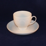 Lotus white Coffee Cup with Saucer very good