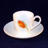 Iceland Poppies Mokka-/Espressotasse mit Untertasse neuwertig