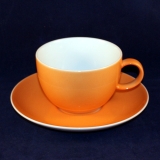 Sunny Day Orange Tea Cup with Saucer as good as new