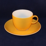 Sunny Day Yellow Coffee Cup with Saucer as good as new