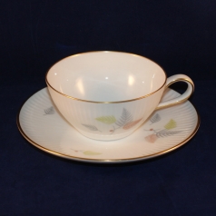 Gloriana Colourful Fern Tea/Coffee Cup with Saucer as good as new