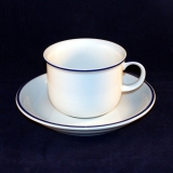 Trend Blue Basic Coffee Cup with Saucer as good as new