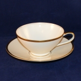 Bettina Golden Border Tea Cup with Saucer as good as new