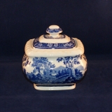Rusticana blue Sugar Bowl with Lid as good as new