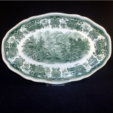 Burgenland green Oval Serving Platter 33,5 x 22 cm very good