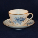 Dresden Chateau Bleu Coffee Cup with Saucer very good