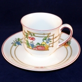 Mon Jardin Coffee Cup with Saucer used