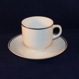 Rendezvous Platinrand Coffee Cup with Saucer as good as new