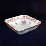 Valeria red Angular Serving Dish/Bowl 21,5 x 21,5 x 6,5 cm used