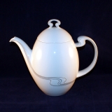 Asimmetria-white-gold Coffee Pot with Lid 16 cm