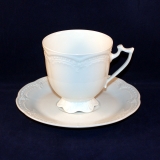 Viktoria white Coffee Cup with Saucer very good