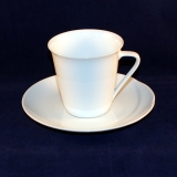 Maxims de Paris weiss Kaffeetasse mit Untertasse neuwertig