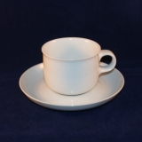 Tavola white Coffee Cup with Saucer as good as new
