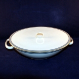 Exquisit Como Blaulüster Round Serving Dish/Bowl with Lid and Handle 7,5 x 23,5 cm as good as new