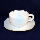 Tournee Noir Tea Cup with Saucer very good