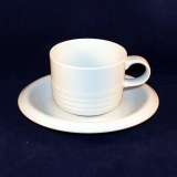 Corda white Coffee Cup with Saucer as good as new