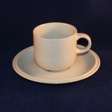 Family Beige Coffee Cup with Saucer as good as new