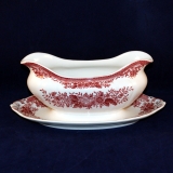 Fasan red Gravy/Sauce Boat as good as new