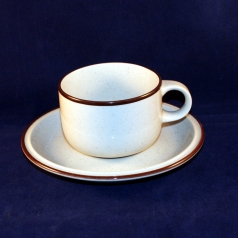 Family Mocca Tea Cup with Saucer as good as new