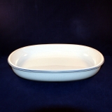 Family Blue Oval Casserole32,5 x 24,5 x 5,5 cm as good as new