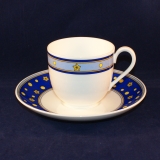 Paloma Picasso Sun, Moon and Stars Kaffeetasse mit Untertasse blau sehr gut