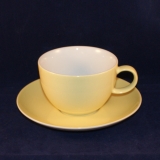 Sunny Day Pastel Yellow Tea Cup with Saucer as good as new