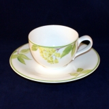 Green Garland Tea Cup with Saucer new