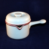 Scandic Rubin Gravy/Sauce Boat with Handle and Lid not inflammable used