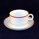 Scandic Rubin Teetasse mit Untertasse neuwertig