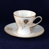 Form 2000 Shadow Rose Coffee Cup with Saucer very good