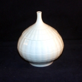 Lucina white Smal Sugar Bowl with Lid as good as new