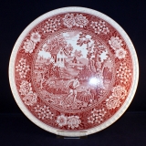 Rusticana red Cake Plate 35,5 cm very good