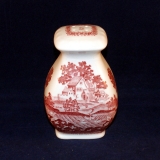 Rusticana red Salt Pot/Salt Shaker used