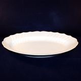 Dresden weiss Platte oval 23 x 14,5 cm gebraucht