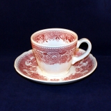 Burgenland red Coffee Cup with Saucer very good