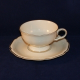 Weimar Ivory Gold Coffee/Tea Cup with Saucer as good as new