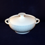 Lanzette weiss Schüssel rund mit Deckel und Griff 9 x 20 cm gebraucht